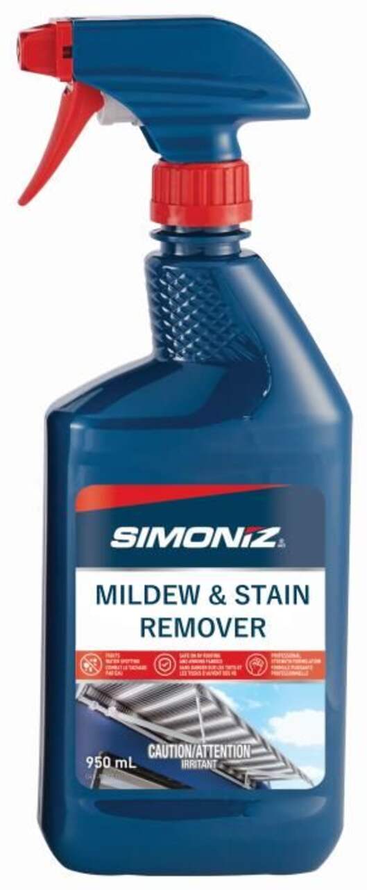 Simoniz RV Mildew & Stain Remover/Cleaner, Spray Bottle, 950mL