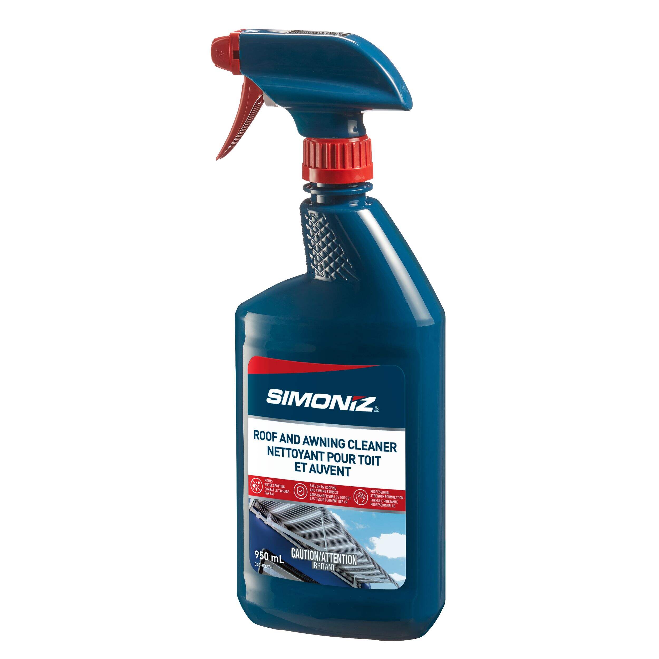 Simoniz RV Roof and Awning Cleaner, Spray Bottle, 950mL Front_Three_Fourths_Angled_Left