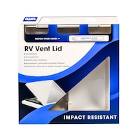 Camco RV Replacement Vent Lid, White, 14 x 14-in Front_Flat