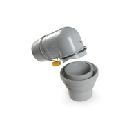 CAMCO 39144 Easy-Slip RV Sewer Elbow & 4-in-1 Adapter Composite_or_Mixed