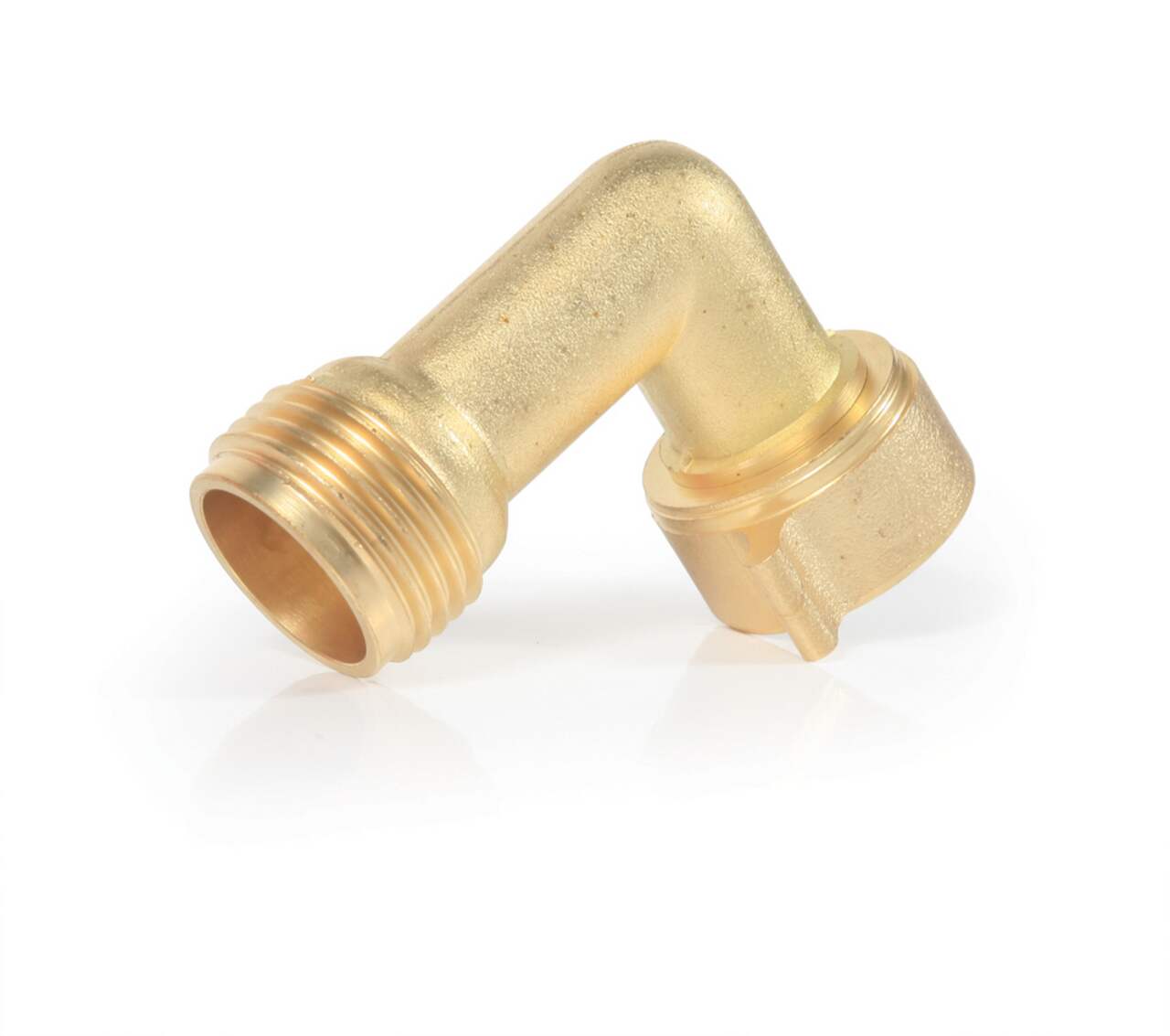 CAMCO 2250290 Degree Brass Hose Elbow with Gripper