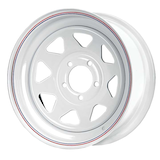 Roue de remorque Carlisle, 12 x 4,0 (5 écrous) Front_Three_Fourths_Angled_Right