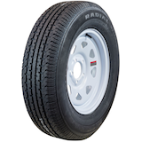 Hi-Run Trailer Tire Assembly, ST175/80R13-C5 Front_Angled_Left