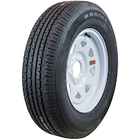 Hi-Run Trailer Tire Assembly, ST175/80R13-C5