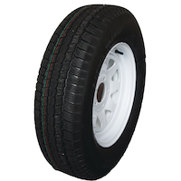 Hi-Run Trailer Tire Assembly, ST175/80R13-C5