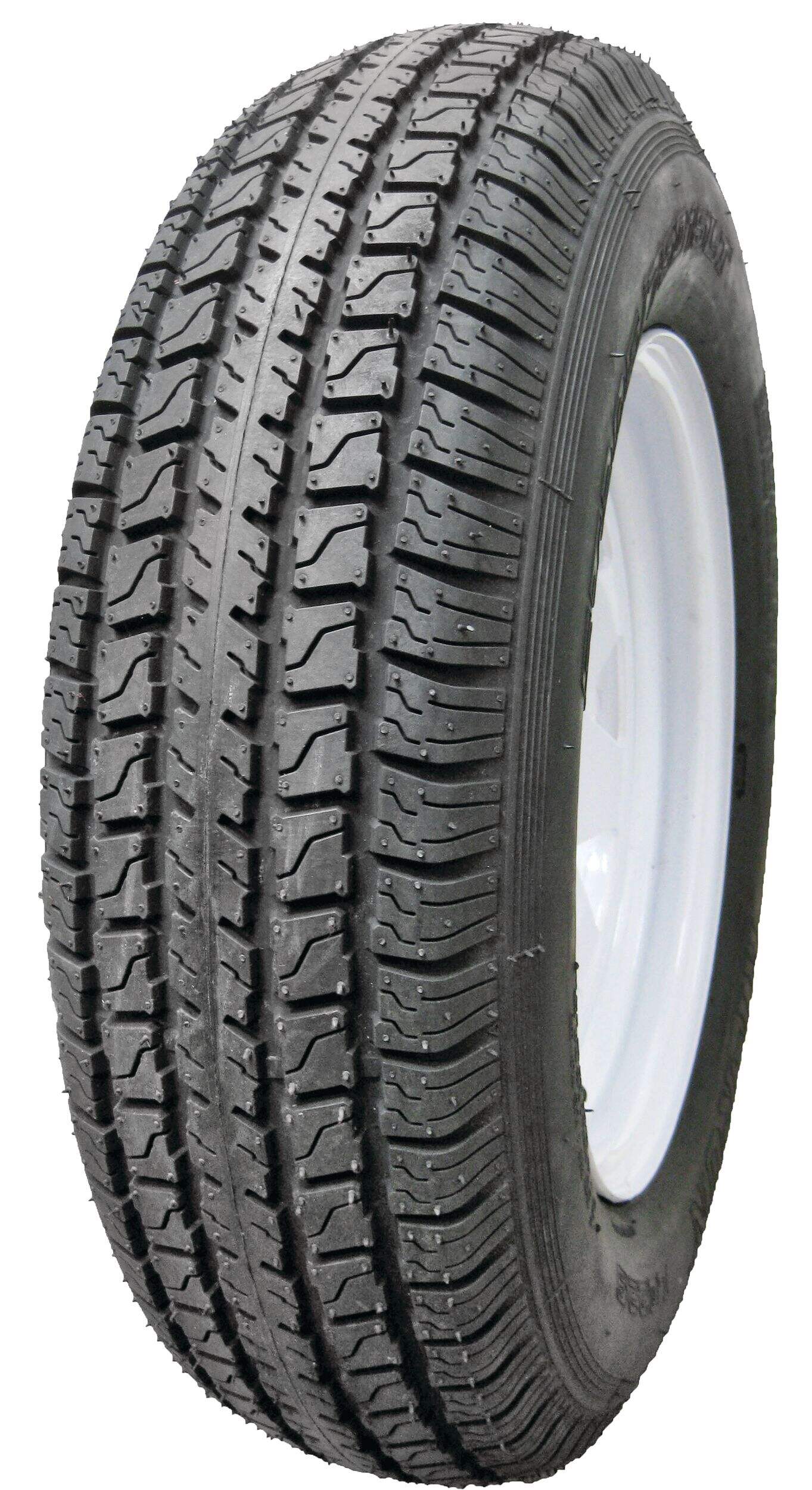 Hi-Run Trailer Tire Assembly Front_Three_Fourths_Angled_Left