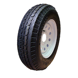 Hi-Run Trailer Tire Assembly, ST235/80R16-E8 Front_Three_Fourths_Angled_Left