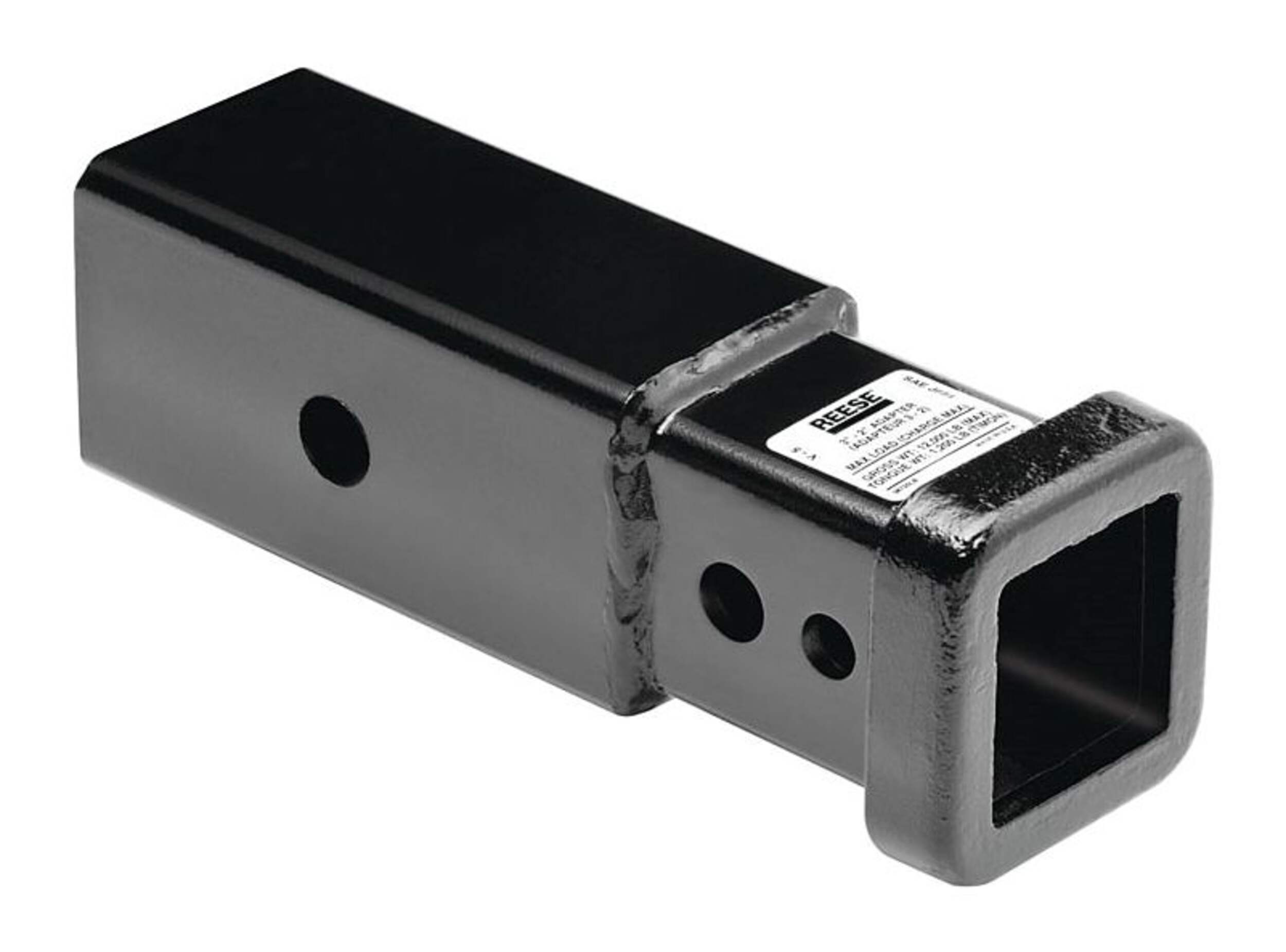 Reese Towpower 3-in to 2-in Hitch Adapter, 4-in Front_Angled_Right