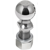 Boule de remorquage chromée REESE Towpower, 2 po Front_Flat