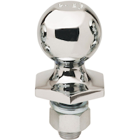 Boule de remorquage chromée REESE Towpower Interlock, 1 7/8 po Front_Flat