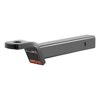 CURT 45260 Class 3 Ball Mount, 2-in Shank, 7,500-lb, 2-in Drop, 12-1/4-in Long Front_Three_Fourths_Angled_Left