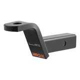 Boule d’attelage classe 3 CURT 45050, tige 2 po, 7 500 lb, abaissement 4 po, 8 1/4 po L Front_Angled_Left