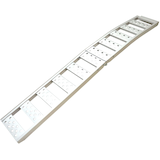 PRIME1 Aluminum Bi-Folding Arched Loading Ramp w/ Adjustable Straps, 85 x 12-in Front_Angled_Left