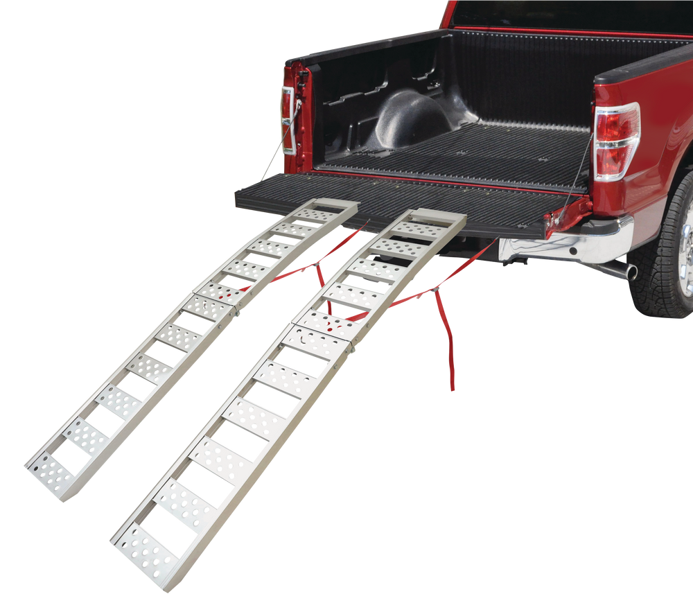 Rampe de chargement arquée en aluminium pliantes, 85 x 12 po Canadian