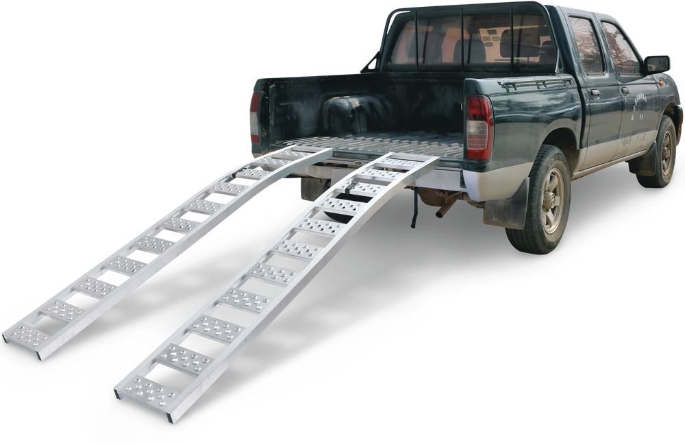 Rampe en aluminium arquée, paire, 90 po x 12 po Canadian Tire