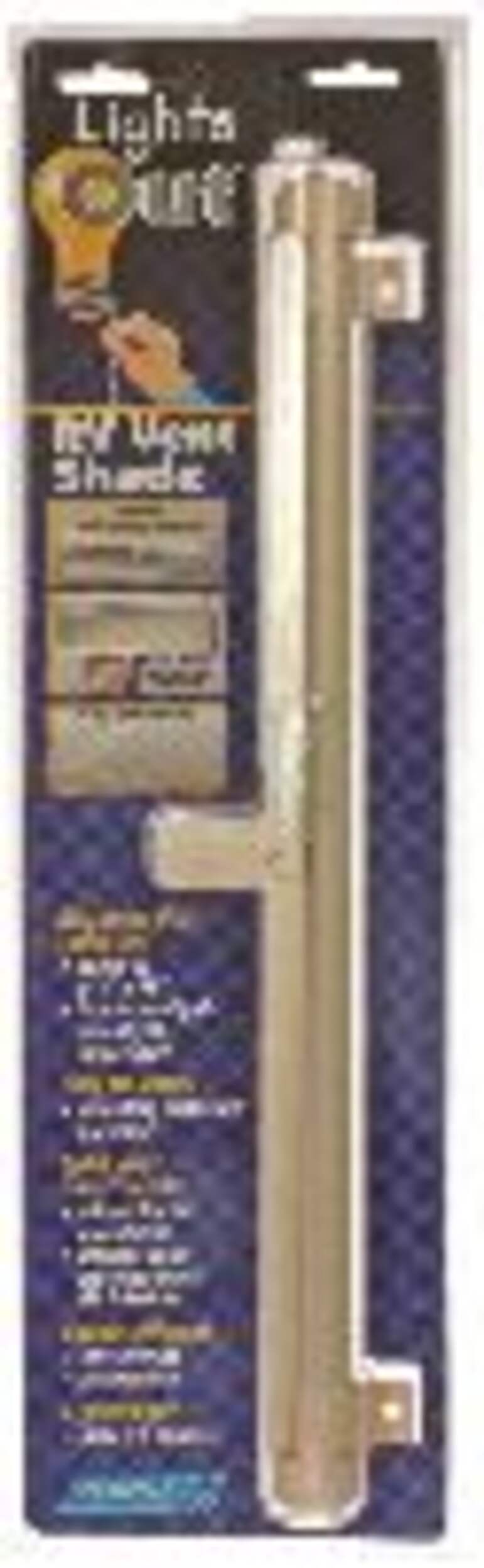 CAMCO 42913 Lights Out RV Vent Shade, Cream Front_Flat