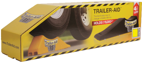 The Fast and Easy Way To Change A Flat up Trailer-Aid Tandem Tire Changing Ramp 