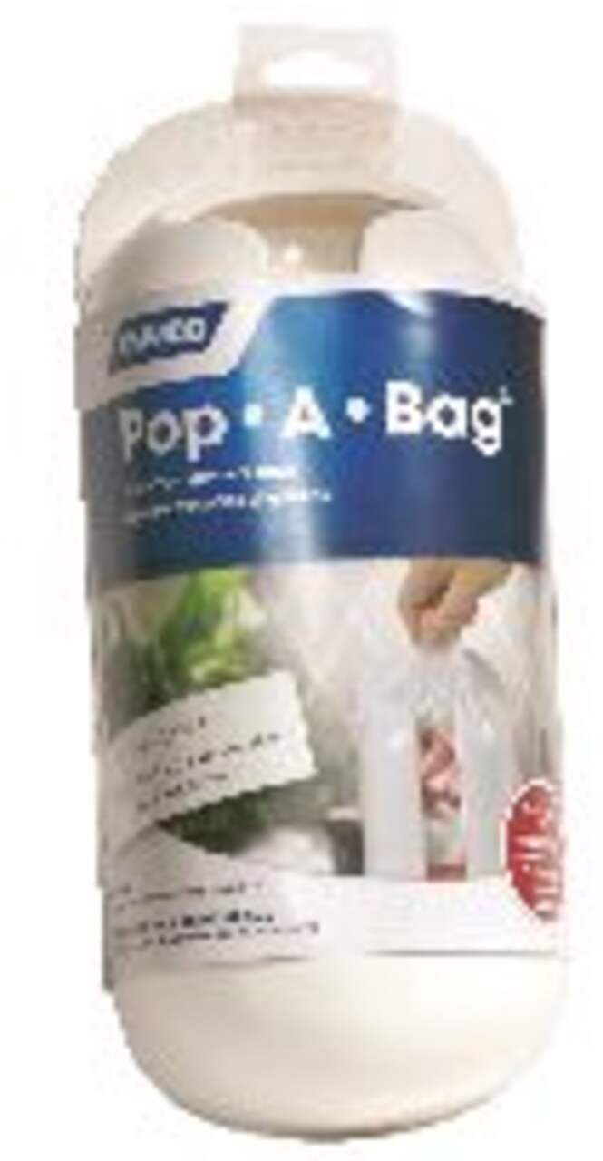 CAMCO 57061 Pop-A-Bag Plastic Grocery Bag Dispenser, White