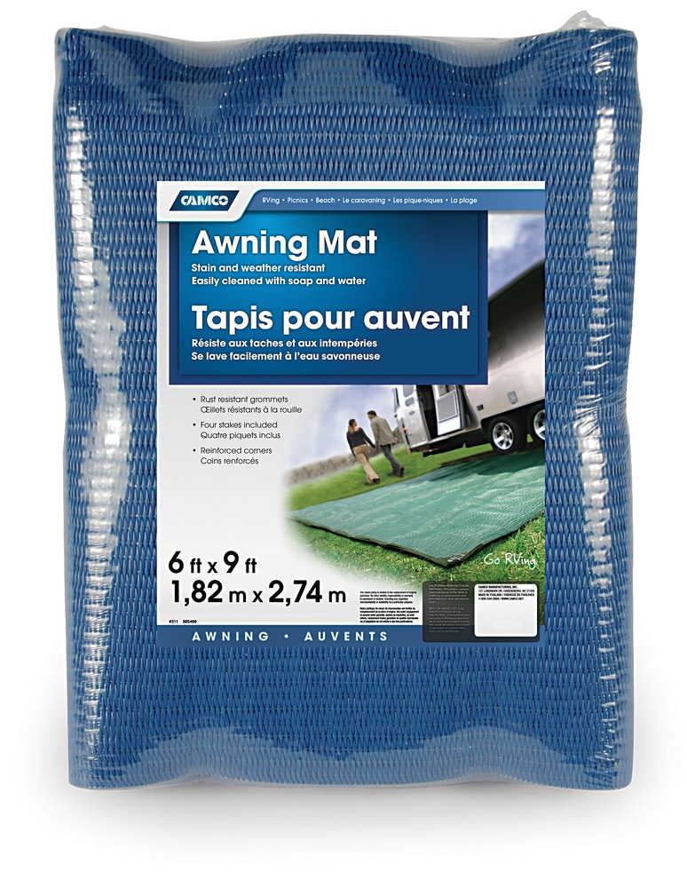 RV Outdoor Awning Leisure Mat, 6 x 9ft Canadian Tire
