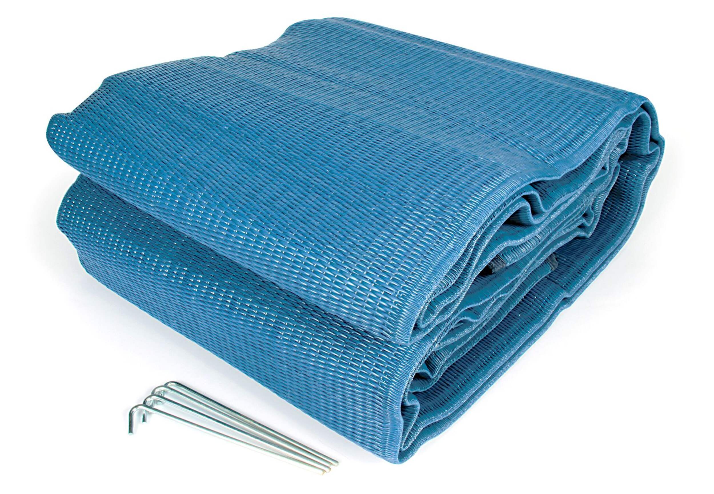 Tapis de détente CAMCO 42821 Awning, 9 x 12 pi, bleu, réversible Composite_or_Mixed