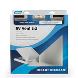 CAMCO Replacement RV Roof Vent Lid for 14x14-in RV Vent, Ventline 2008+ Front_Flat