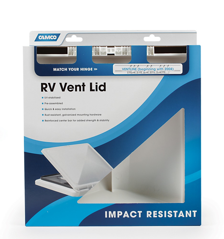 CAMCO Replacement RV Roof Vent Lid for 14x14in RV Vent, Ventline 2008