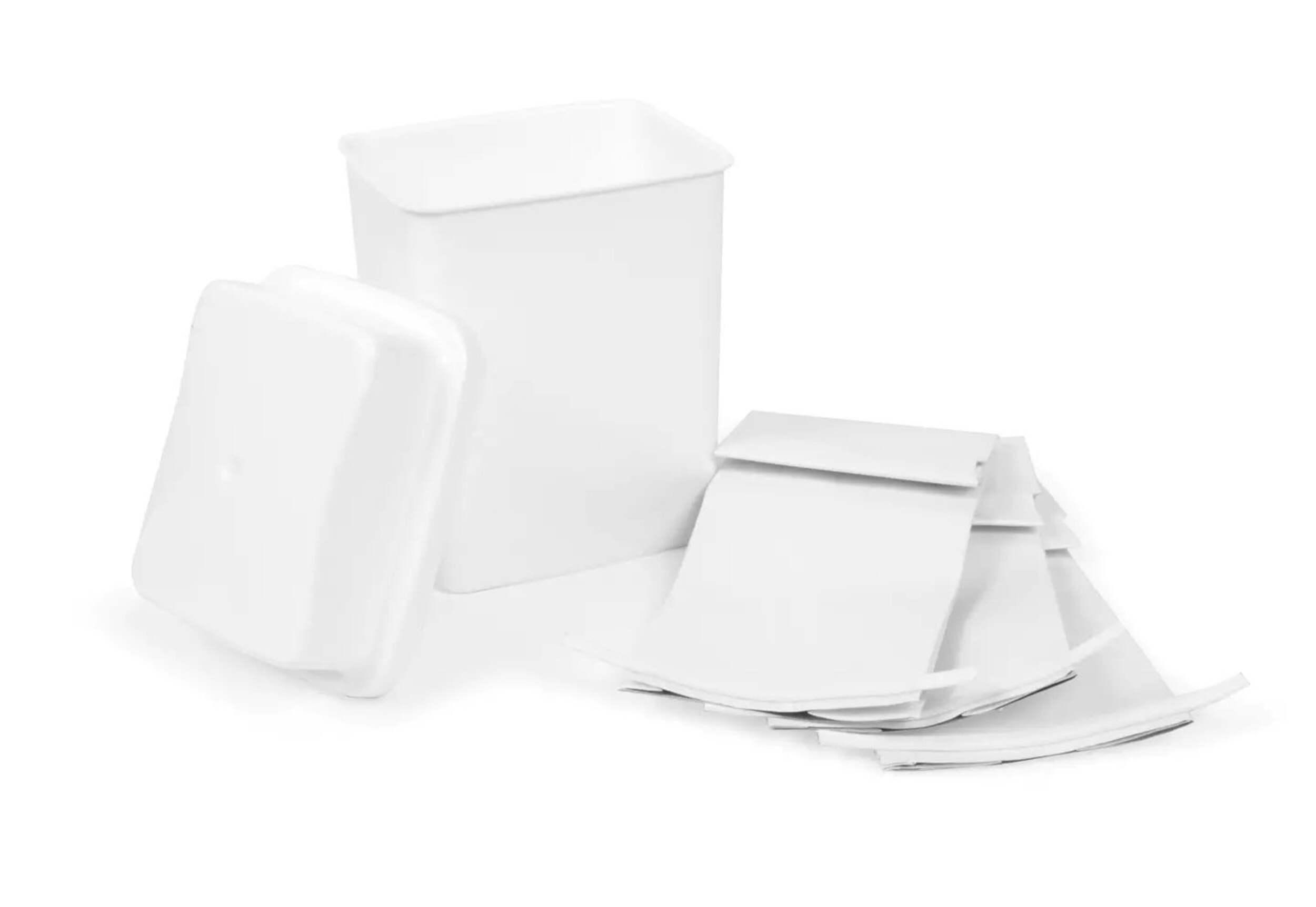 CAMCO 42282 Kitchen RV Grease Bin with Foil Liner Bags Composite_or_Mixed