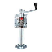 MotoMaster Bolt-On Swivel Mount Top Wind Jack, 1000-lb Front_Flat