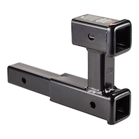 MotoMaster 2-in Dual Receiver Adapter Extension Front_Three_Fourths_Angled_Right