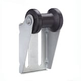 Carlisle Keel Roller Assembly, 4-in Front_Angled_Right