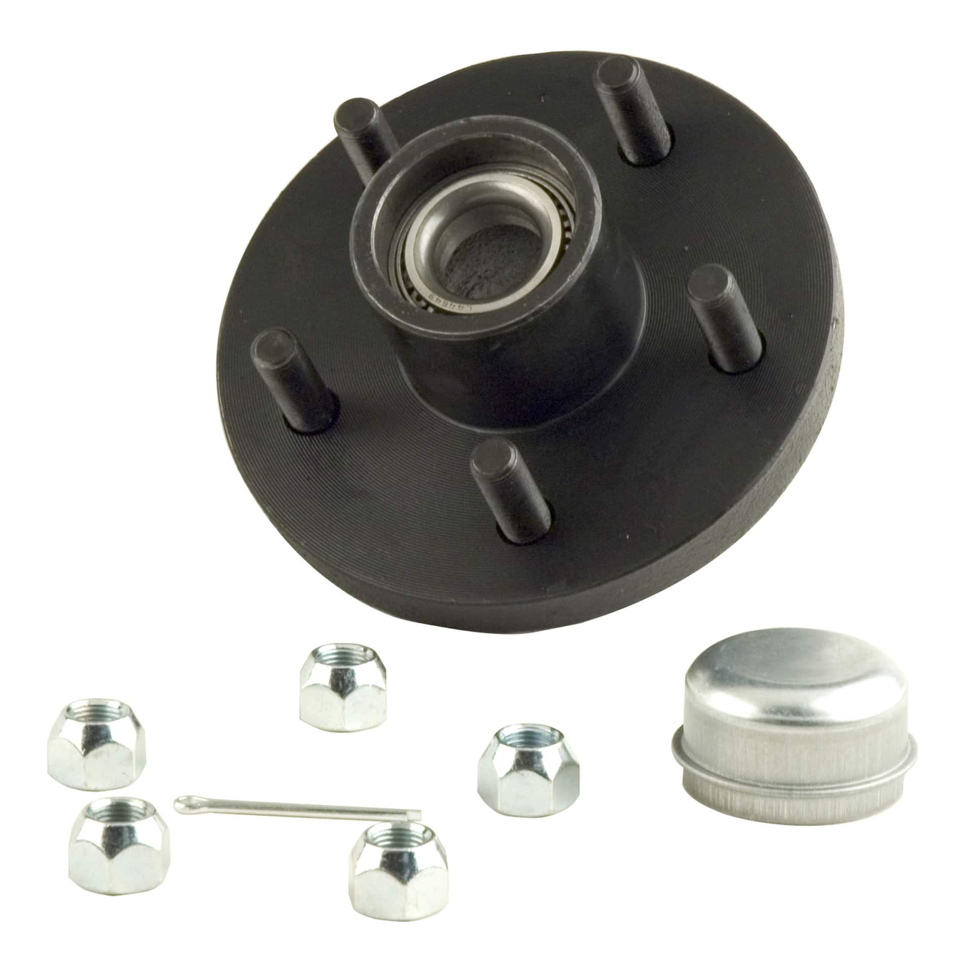 C.E. Smith Trailer Hub Assembly Kit, 1-in Straight, 5 x 4-1/2-in