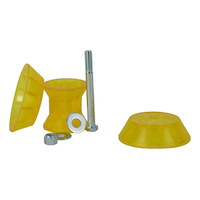 C.E. Smith Trailer Bow Bell Assembly, 3 x 1-1/2-in Composite_or_Mixed
