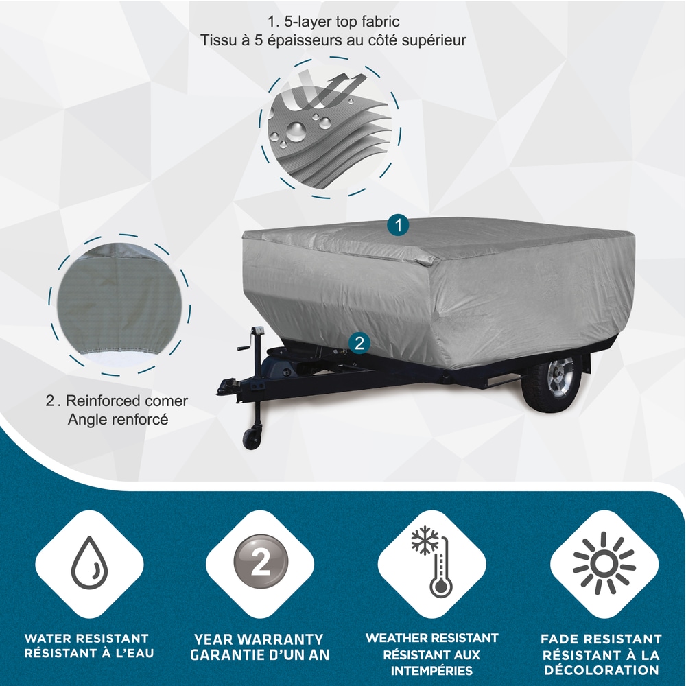 Leopard Pop up 5Ply Folding Camper RV Coverfits 1618ft Canadian Tire