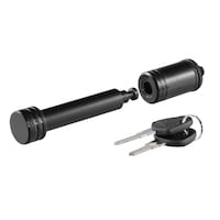 CURT 23518 5/8-in Hitch Lock, 2-in Receiver, Barbell, Black Front_Three_Fourths_Angled_Right
