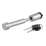 CURT 23516 5/8-in Hitch Lock, 2-in Receiver, Barbell, Stainless Front_Three_Fourths_Angled_Right