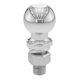 Boule d'attelage de 2-5/16 po CURT 40007 (tige 1 x 2-1/4 po, 10 000 lb, chromé) Front_Flat