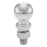 CURT 40039 2-5/16-in Trailer Ball (1-in x 2-1/4-in Shank, 12,000-lb, Chrome) Front_Flat
