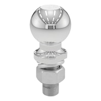 Boule d’attelage 2 5/16 po CURT 40039 (tige 1 x 2 1/4 po, 12 000 lb, chromé) Front_Flat