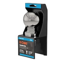 Boule d'attelage de 2 5/16 po CURT 40084 (tige 1 x 2 1/8 po, 7 500 lb, acier) Front_Three_Fourths_Angled_Right