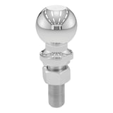 Boule d'attelage de 2 5/16 po CURT 40075 (tige 1 x 3 po, 6 000 lb, chromé) Front_Elevated