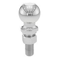 Boule d'attelage de 2 5/16 po CURT 40075 (tige 1 x 3 po, 6 000 lb, chromé) Front_Elevated