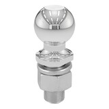 Boule d'attelage de 2 5/16 po CURT 40068 (tige 1 1/4 x 2 5/8 po, 10 000 lb, chromé) Front_Elevated