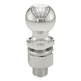 Boule d'attelage de 2 5/16 po CURT 40055 (tige 1 1/4 x 2 5/8 po, 15 000 lb, acier) Front_Three_Fourths_Angled_Left