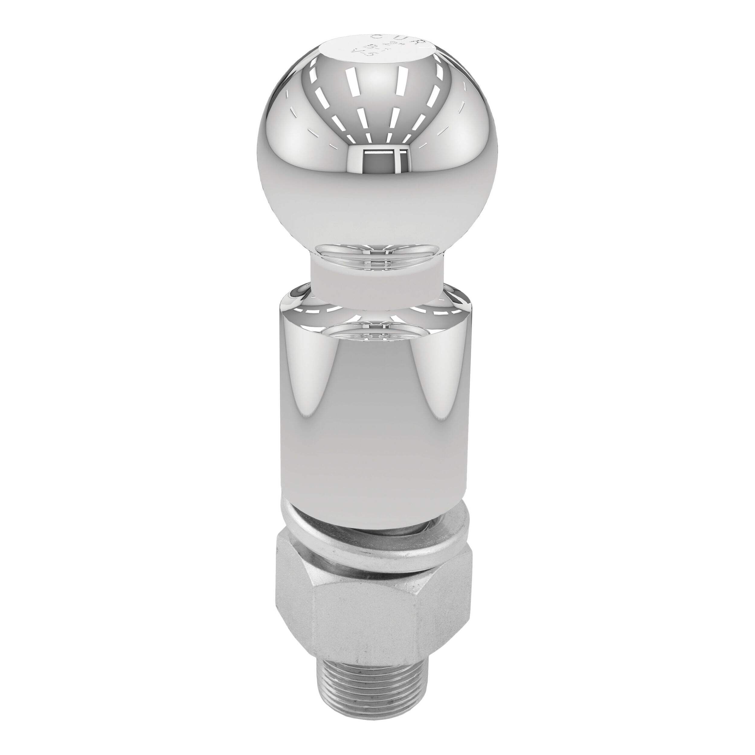 CURT 40036 2-5/16-in Trailer Ball (1-1/4-in x 2-5/8-in Shank, 2-in Rise, 10,000-lb) Front_Flat