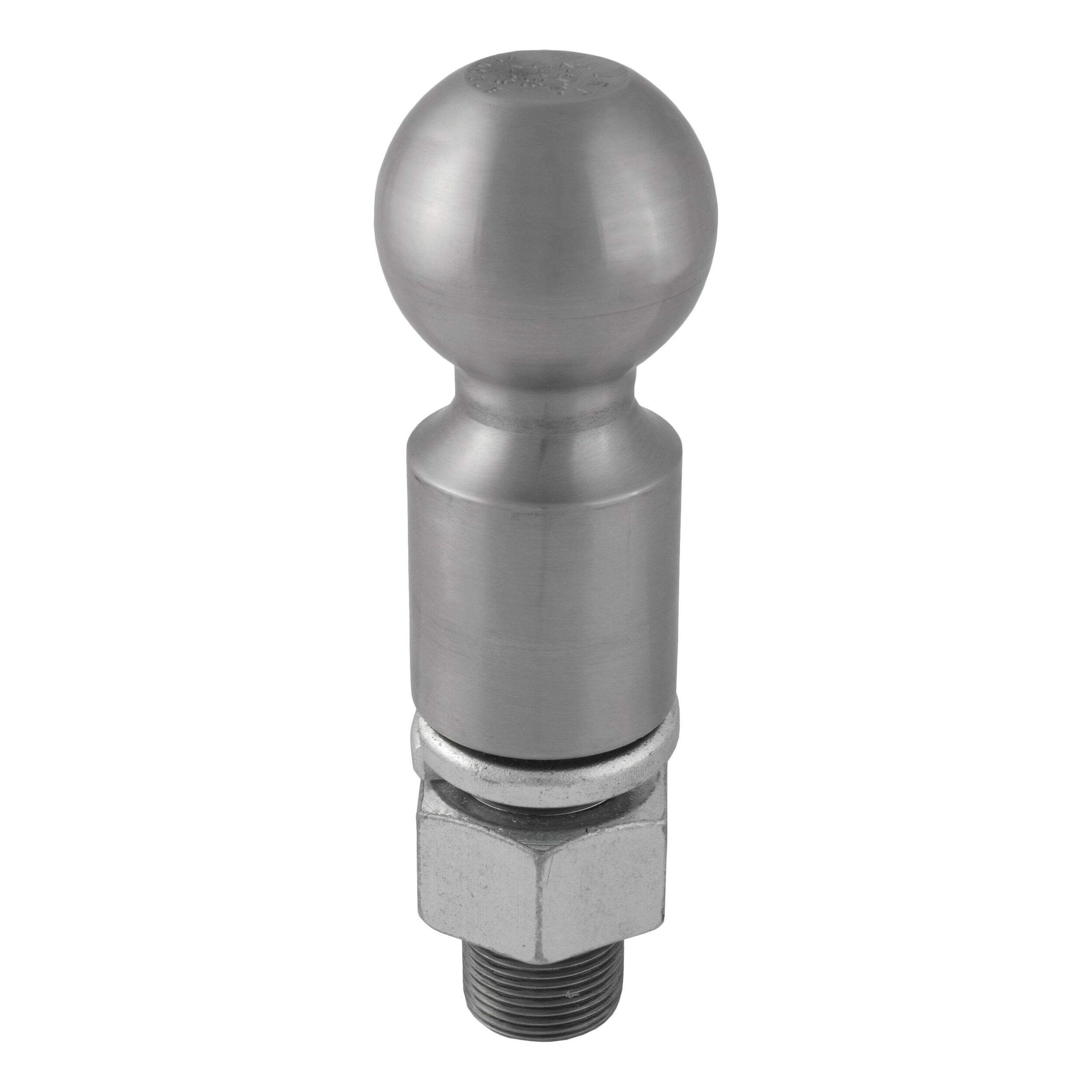CURT 40087 2-5/16-in Trailer Ball (1-1/4-in x 2-5/8-in Shank, 2-in Rise, 25000-lb) Front_Flat