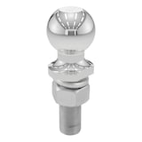 Boule d'attelage de 2 po CURT 40020 (tige 1 x 3 po, 6 000 lb, chromé) Front_Flat