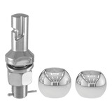 CURT 42178 Switch Ball Set (1-7/8-in & 2-in Balls, 1-in x 2-1/4-in Shank) Front_Flat