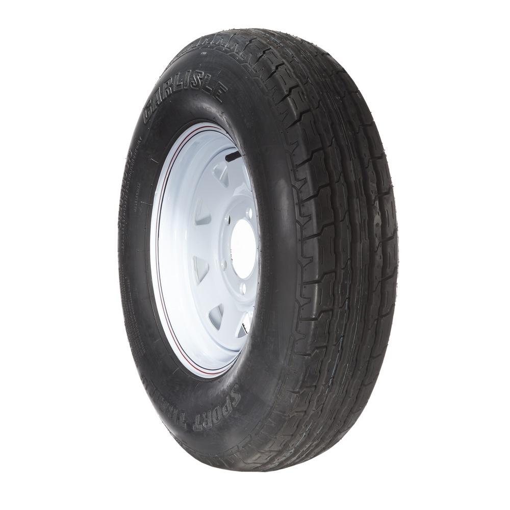 Carlisle Sport Trail LH Trailer Tire Assembly ST185/80D13C5 Canadian