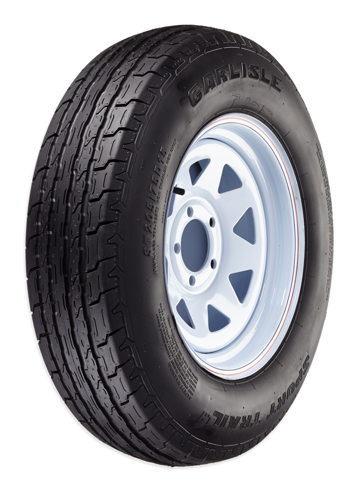 Carlisle Sport Trail LH Trailer Tire Assembly ST205/75D15-C5 | Canadian ...