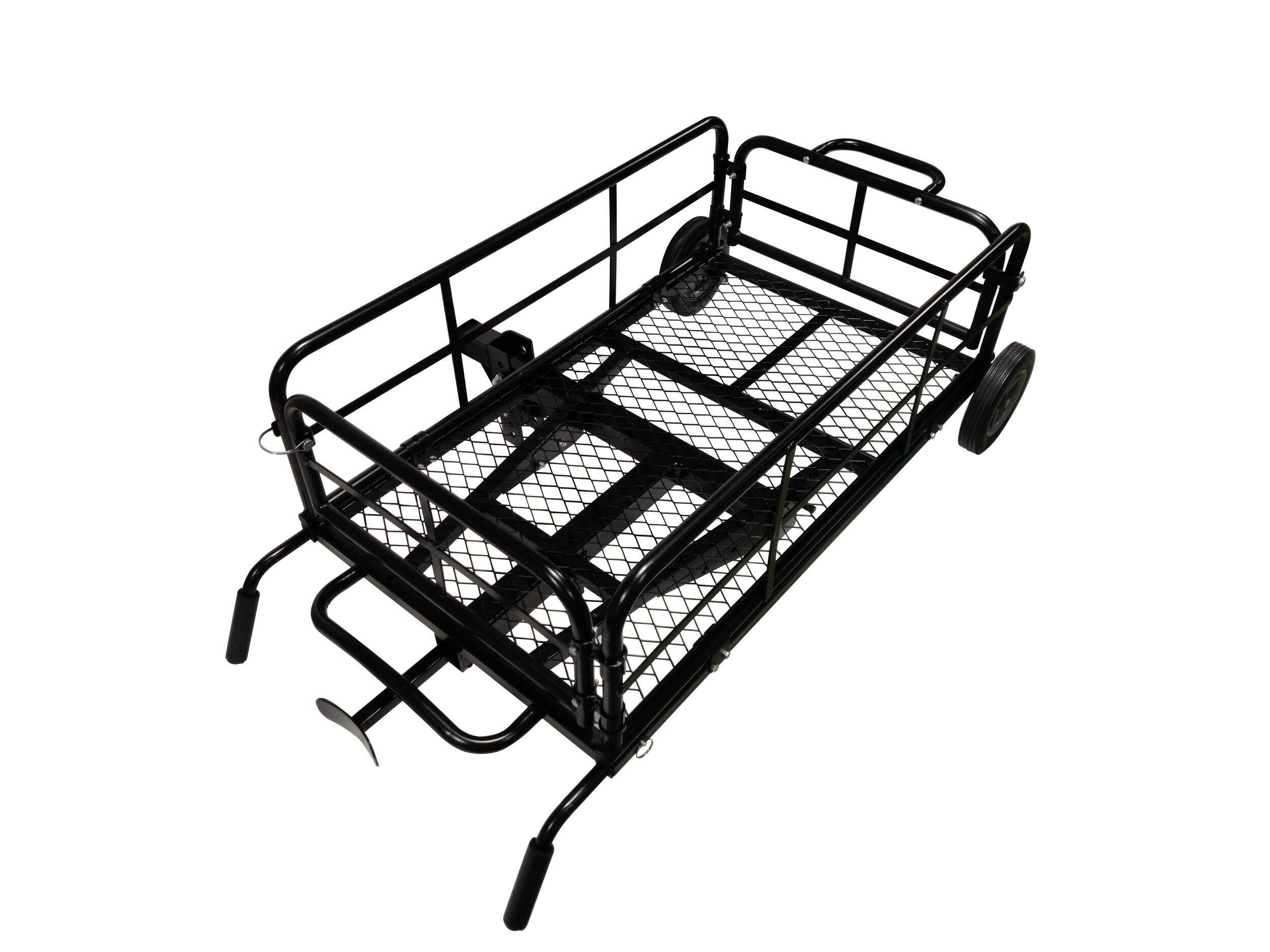 Mobile Cart Hitch Basket Carrier Front_Angled_Left